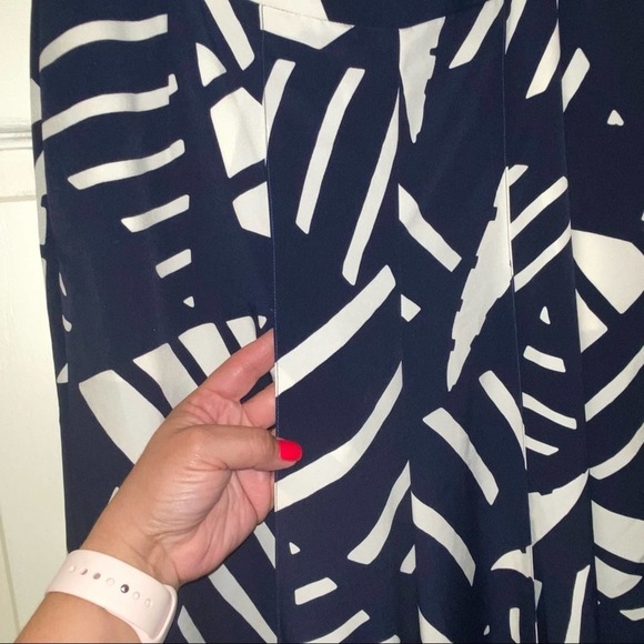 Lauren Ralph Lauren Blue Ivory Capris Pants - Picture 11 of 12